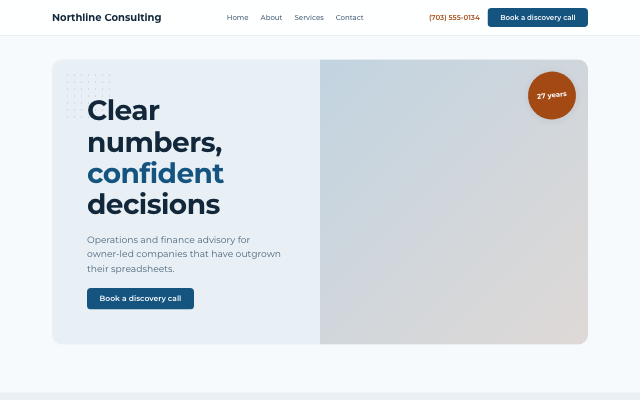 Fresh look — Clean and modern: all-sans type, crisp cards, soft tints, one confident brand colour.